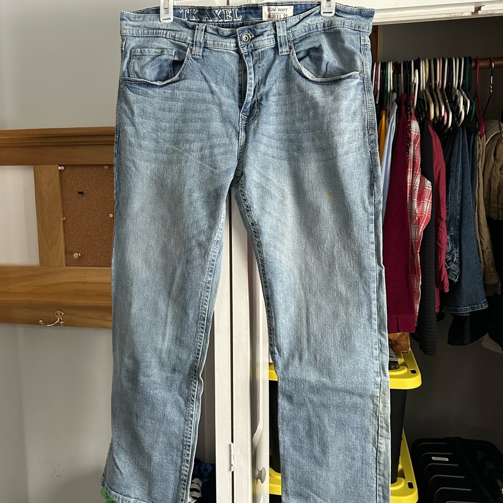 TK AXEL Light Blue Men’s Bootcut Jeans - Classic Everyday Denim